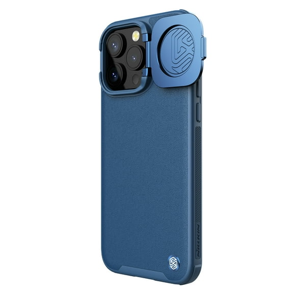 Allytechgroup iPhone 15 Pro Case with Camera Lens Protector, Compatible with Magsafe Military Grade Shockproof Kickstand Anti-Scratch Minimalist Magnetic Back Cover Case for Apple iPhone 15 Pro, Blue