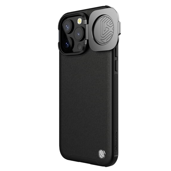 Allytechgroup iPhone 15 Pro Case with Camera Lens Protector, Compatible with Magsafe Military Grade Shockproof Kickstand Anti-Scratch Minimalist Magnetic Back Cover Case for Apple iPhone 15 Pro, Black