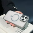 thumbnail image 1 of Allytechgroup for iPhone 15 Pro Case, Compatible with Magsafe Slim Lightweight Hard PC Soft TPU Phone Case for Women Girls Shockproof Magnetic Back Cover for iPhone 15 Pro, Gray, 1 of 11