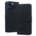 thumbnail image 1 of Allytechgroup for iPhone 15 Pro Case with Credit Card Slot, RFID Blocking PU Leather Flip Wallet Case for Women Girls Shockproof Protective Case Cover for iPhone 15 Pro, Black, 1 of 6
