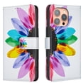 thumbnail image 1 of Allytechgroup iPhone 15 Pro Case Wallet Cover with Card Holder, Flip Folio Phone Case for Apple iPhone 15 Pro with Magnetic Closure, Kickstand & RFID Blocking Case for Women Men, Sunflower, 1 of 6