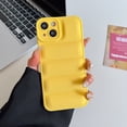 thumbnail image 1 of Allytechgroup for iPhone 15 Pro Max Case, Buffer Back Cover Stylish Design Shockproof Soft Silicone Rugged Anti-Scratch Phone Case Cover for iPhone 15 Pro Max, Yellow, 1 of 10