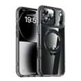 thumbnail image 1 of Allytechgroup for iPhone 15 Pro Max Case Clear, [Compatible with Magsafe] TPU+PC Hybrid Back Cover Shock-Resistant Anti-Scratch Transparent Phone Case Shell for Apple iPhone 15 Pro Max, Black, 1 of 12