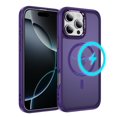 thumbnail image 1 of Allytechgroup iPhone 15 Pro Max Case Magnetic, Compatible with Magsafe Matte Back Cover Military Grade Shockproof Anti-Scratch Slim Fit Phone Case Cover for Apple iPhone 15 Pro Max, Purple, 1 of 9