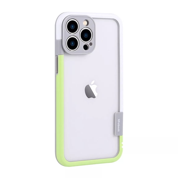 Allytechgroup for iPhone 16 Bumper Case No Back, Built-in Camera Cover Compatible with MagSafe Slim Lightweight TPU+PC Bumper Frame Cover Backless Shockproof, Greenwhite
