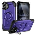 thumbnail image 1 of Allytechgroup for iPhone 16 Case with Camera Kickstand, [Include 1x Screen Protector] Support Wireless Charging Magnetic Phone Case for Women Men Military Grade Drop Protection, Purple, 1 of 7