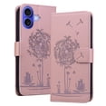 thumbnail image 1 of Allytechgroup for iPhone 16 Case with Credit Card Slot, RFID Blocking PU Leather Flip Wallet Case for Women Girls Shockproof Protective Case Cover for iPhone 16, Rosegold, 1 of 6