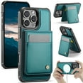 thumbnail image 1 of Allytechgroup for iPhone 16 Case, Pu Leather Detachable Cards Holder 2 In 1 Wallet Case Comaptible with Magsafe Kickstand Magnetic Shockproof Back Cover for iPhone 16, Blue, 1 of 11