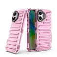 thumbnail image 1 of Allytechgroup iPhone 16 Case, Translucent Anti-Slip Shockproof Bumper Drop Protection Phone Case for Apple iPhone 16,Pink, 1 of 8