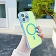 thumbnail image 1 of Allytechgroup iPhone 16 Case for Women Men, Gradient Color Stylish Design Anti-Scratch Shockproof [Compatible with Magsafe] Slim Fit Shell Back Cover for Apple iPhone 16, Blue, 1 of 9