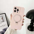 thumbnail image 1 of Allytechgroup for iPhone 16 Plus 6.7" Case Ring Stand, Liquid Silicone Compatible with Magsafe Wireless Charging Support Anti-Scratch Bumper Shockproof Phone Case for Apple iPhone 16 Plus,Pink, 1 of 8