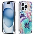 thumbnail image 1 of Allytechgroup iPhone 16 Plus Case Clear, Fashion Flowers Design Slim Shell Back Cover Shockproof Anti-Scratch Bumper Luxury Phone Case for Apple iPhone 16 Plus, 1 of 6
