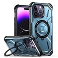 thumbnail image 1 of Allytechgroup for iPhone 16 Plus Case, Compatible with Magsafe, Military Grade Drop Protection Ring Holder Kickstand Full Body Rugged Shockproof Phone Case Cover for Women Men, Blue, 1 of 6