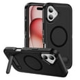 thumbnail image 1 of Allytechgroup iPhone 16 Plus Case Magnetic, [Military Grade Protection] Compatible with Magsafe Rugged Hybrid TPU PC Back Cover Bumper Phone Case Cover for Apple iPhone 16 Plus, Black, 1 of 7