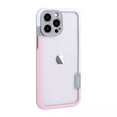 thumbnail image 1 of Allytechgroup for iPhone 16 Pro Bumper Case No Back, Built-in Camera Cover Compatible with MagSafe Slim Lightweight TPU+PC Bumper Frame Cover Backless Shockproof, Pinkwhite, 1 of 13