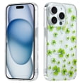 thumbnail image 1 of Allytechgroup iPhone 16 Pro Case Clear, Fashion Flowers Design Slim Shell Back Cover Shockproof Anti-Scratch Bumper Luxury Phone Case for Apple iPhone 16 Pro, 1 of 6