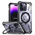 thumbnail image 1 of Allytechgroup for iPhone 16 Pro Case, Compatible with Magsafe, Military Grade Drop Protection Ring Holder Kickstand Full Body Rugged Shockproof Phone Case Cover for Women Men, Purple, 1 of 6