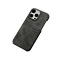 thumbnail image 1 of Allytechgroup iPhone 16 Pro Case Cover, Slim & Stylish Phone Case for Apple iPhone 16 Pro, PU Leather Back Cover with Card Slot & Shockproof Protection, Gray, 1 of 7