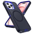 thumbnail image 1 of Allytechgroup iPhone 16 Pro Case, Heavy Duty Shockproof Anti-Scratch Bumper Rugged Compatible with Mag-safe Dual Layer PC TPU Magnetic Phone Case Cover for Apple iPhone 16 Pro, Darkblue, 1 of 7