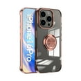 thumbnail image 1 of Allytechgroup iPhone 16 Pro Case with Ring Holder, Kickstand Magnetic Case Compatible with Car Mount Bumper Rugged Shockproof Clear Back Cover Phone Case for Apple iPhone 16 Pro, Rosegold, 1 of 6