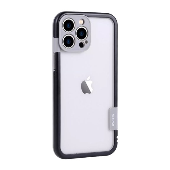 Allytechgroup for iPhone 16 Pro Max Bumper Case No Back, Built-in Camera Cover Compatible with MagSafe Slim Lightweight TPU+PC Bumper Frame Cover Backless Shockproof, Black