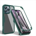 thumbnail image 1 of Allytechgroup for iPhone 16 Pro Max Case with Built-in Screen Protector, Full Body Protection Hard Acrylic Back Lightweight Scratch Resistant Clear Cover for iPhone 16 Pro Max - Darkgreen, 1 of 7