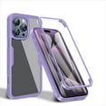 thumbnail image 1 of Allytechgroup for iPhone 16 Pro Max Case with Built-in Screen Protector, Full Body Protection Hard Acrylic Back Lightweight Scratch Resistant Clear Cover for iPhone 16 Pro Max - Purple, 1 of 7