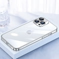 thumbnail image 1 of Allytechgroup iPhone 16 Pro Max Case with Camera Lens Protctor, Crystal Clear Back Cover Heavy Duty Shockproof Drop Proof Anti-Scratch Phone Case for Apple iPhone 16 Pro Max, Silver, 1 of 6