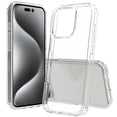 thumbnail image 1 of Allytechgroup iPhone 16 Pro Max Case Clear, Slim Fit Acrylic Transparent Shockproof Not-Yellowing Bumper Minimalist Phone Case for Apple iPhone 16 Pro Max, Clear, 1 of 6