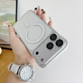 thumbnail image 1 of Allytechgroup for iPhone 17e/ 16e Case with Camera Lens Protector, [Compatible with Magsafe] Clear Back Cover Not Yellowing Shockproof Protective Magnetic Lightweight Bumper for Women Men, Clear, 1 of 8
