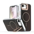 thumbnail image 1 of Allytechgroup iPhone 16e Case with Kickstand,Compatible with MagSafe Wireless Charging Military-Grade Drop Protection, Aluminum Buttons, Anti-Yellowing Shockproof Cover, Gold, 1 of 7