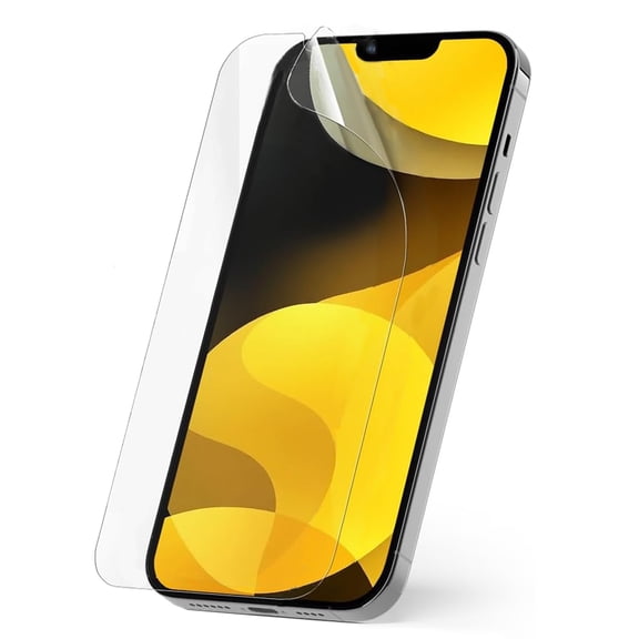 Allytechgroup iPhone 16e/17e Screen Protector, 3D Curved Full Coverage Soft Hydrogel Self-Healing Technology Anti-Scratch Flexible HD Protective Bubble Free Film for Apple iPhone 16e/17e, Clear