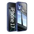 thumbnail image 1 of Allytechgroup iPhone 17 Case, Shockproof Bumper Slim Fit Clear Back Cover with Camera Lens Protector - Anti-Scratch Phone Case for Apple iPhone 17, Blue, 1 of 6
