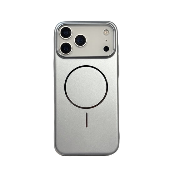 Allytechgroup iPhone 17 Case, Ultra Slim Fit Shell Compatible with Magsafe Shockproof Anti-Scratch Lightweight Minimalist Phone Case Cover for Apple iPhone 17, Silver