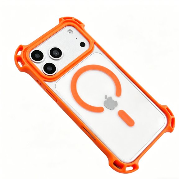 Allytechgroup for iPhone 17 Pro Back Cover Case, Support Wireless Charging Slim Lightweight Anti-Scratch Shock-Resistant Shockproof Magnetic Back Cover Bumper for Women Men