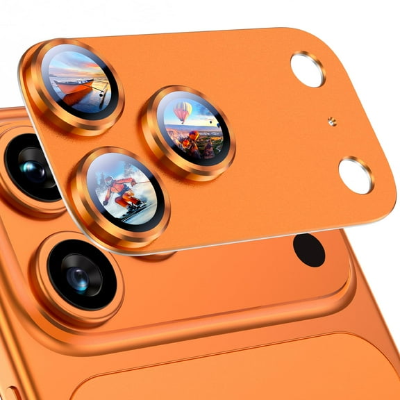 Allytechgroup for iPhone 17 Pro Camera Lens Protector, HD Clear Tempered Glass Camera Lens Screen Protector Metal Scratch Resistant Case Friendly Camera Lens Protector for Apple iPhone 17 Pro
