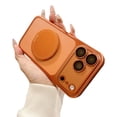 thumbnail image 1 of Allytechgroup Anti-Scratch Hard Shell Fashion Cell Phone Case with 1 x Magnetic Case for Apple iPhone 17 Pro, Orange, 1 of 8