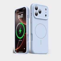 Allytechgroup Shock-Absorbent Soft Shell Fashion Cell Phone Case for Apple iPhone 17 Pro, Blue