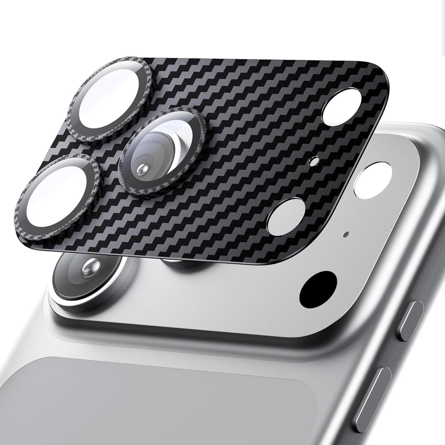 Allytechgroup for iPhone 17 Pro Max Camera Lens Protector, Crabon Fiber ...