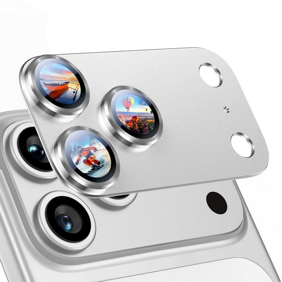 Allytechgroup for iPhone 17 Pro Max Camera Lens Protector, HD Clear Tempered Glass Camera Lens Screen Protector Metal Scratch Resistant Case Friendly Camera Lens Protector for Apple iPhone 17 Pro Max