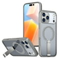 thumbnail image 1 of Allytechgroup iPhone 17 Pro Max Case Magnetic, Compatible with Magsafe, Hybrid TPU Clear Acrylic Heat Dissipation Back Cover Drop Protection Anti-Scratch Phone Case for Apple iPhone 17 Pro Max,Gray, 1 of 7