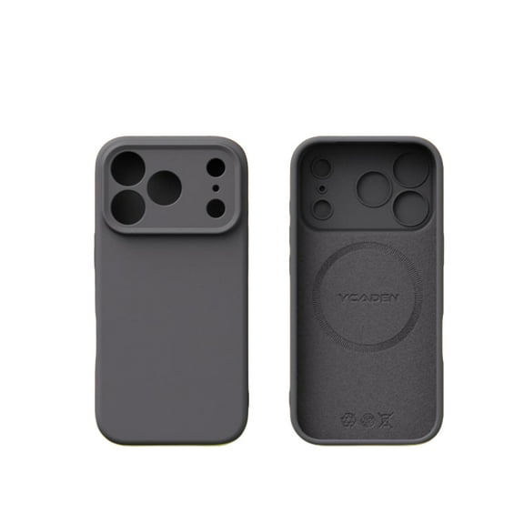 Allytechgroup iPhone 17 Pro Max Case Magnetic, Compatible with Magsafe Liquid Silicone Shockproof Camera Lens Protective Phone Case for Apple iPhone 17 Pro Max, Gray