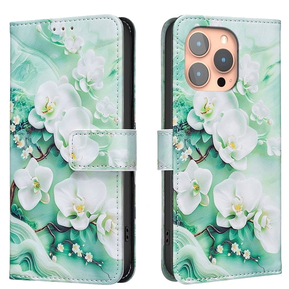 Allytechgroup iPhone 17 Pro Max Case Wallet Cover with Card Slots & Cash Pocket, Flip Folio Phone Case for Apple iPhone 17 Pro Max, Shockproof Stand Feature Premium PU Leather Case for Women Girls