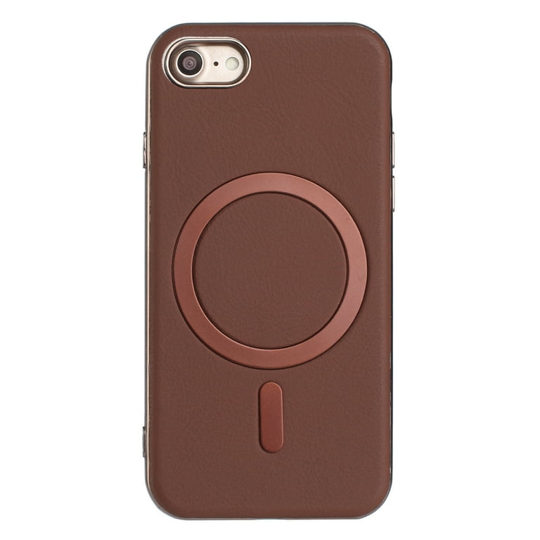 Allytechgroup iPhone 7 / 8 / SE 2022 & 2020 Case with Magnetic Ring,  Compatible with Magsafe Slim Back Cover Flannel Inner Lining Shockproof  Protective Phone Case for Apple iPhone SE 2 3, Brown - Walmart.com