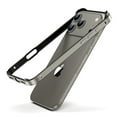 thumbnail image 1 of Allytechgroup for iPhone Air Bumper Case Metal, No Back Design Compatible with MagSafe, Aluminum Alloy + TPU Bumper Frame Slim Fit Excellent Heat Dissipation 4 Corner Raised Shockproof,Gray, 1 of 8