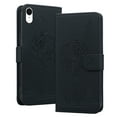 thumbnail image 1 of Allytechgroup for iPhone XR Case with Credit Card Slot, RFID Blocking PU Leather Flip Wallet Case for Women Girls Shockproof Protective Case Cover for iPhone XR, Black, 1 of 6
