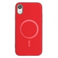 thumbnail image 1 of Allytechgroup iPhone XR Case with Magnetic Ring, Compatible with Magsafe Slim Back Cover Flannel Inner Lining Shockproof Protective Phone Case for Apple iPhone XR, Red, 1 of 6
