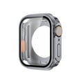 thumbnail image 1 of Allytechgroup for iWatch Series 10 46mm Screen Protector Case, Support Wireless Charging Waterproof Shockproof Case Cover Bumper Protector for Apple Watch Series 10 46mm Women Men, Gray, 1 of 11