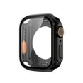 thumbnail image 1 of Allytechgroup for iWatch Series 9/8/7 41mm Screen Protector Case, Support Wireless Charging Shockproof Case Cover Bumper Protector for Women Men, Black, 1 of 12