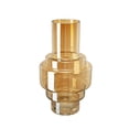 thumbnail image 1 of Alma 14 Inch Modern Vase, Geometric Design, Amber Luster Glass Frame- Saltoro Sherpi, 1 of 5